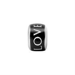 Image of Christina Collect Love Black sølv charm